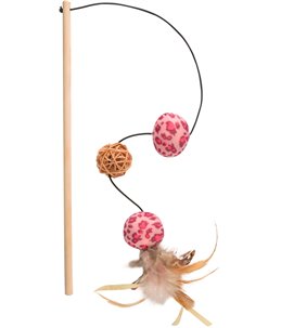 Ps leopard hengel+balletjes+veren ass.