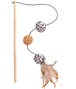 Ps leopard hengel+balletjes+veren ass.