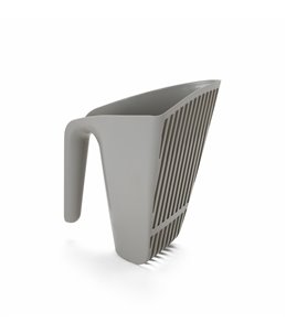 Kattenbakschepje cup grijs