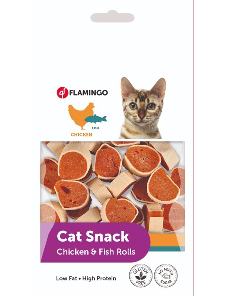Fish chicken rolls cat 50gr