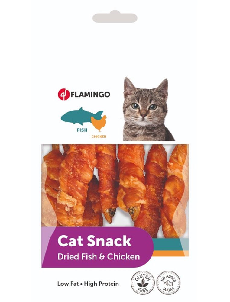 Dried fish with chicken cat 50gr