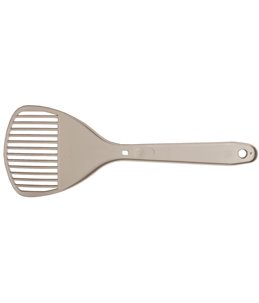 Kattenbakset kitten warm grijs