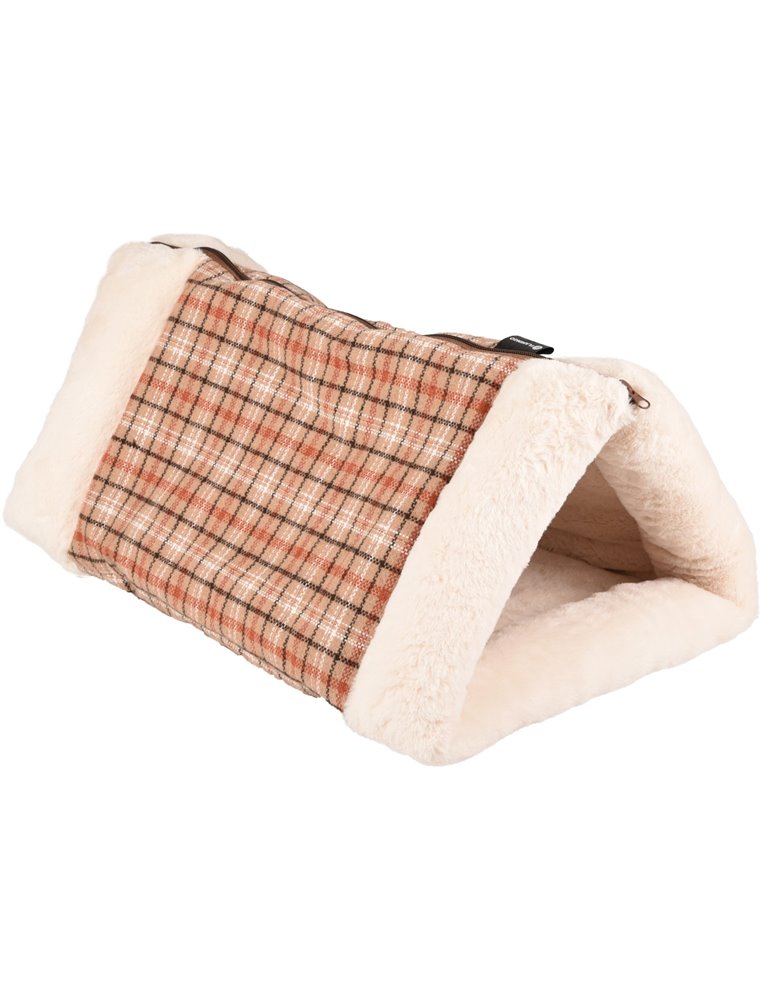 Kathome rein soft plush licht bruin