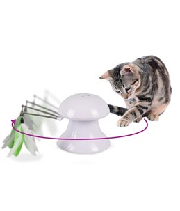 Laserspeelgoed met veren 2in1