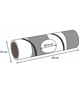 Kattentunnel linz 1gat 90cm d25cm