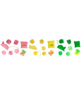 Kerst ps sok 8 st rood/roos-gro-ge 