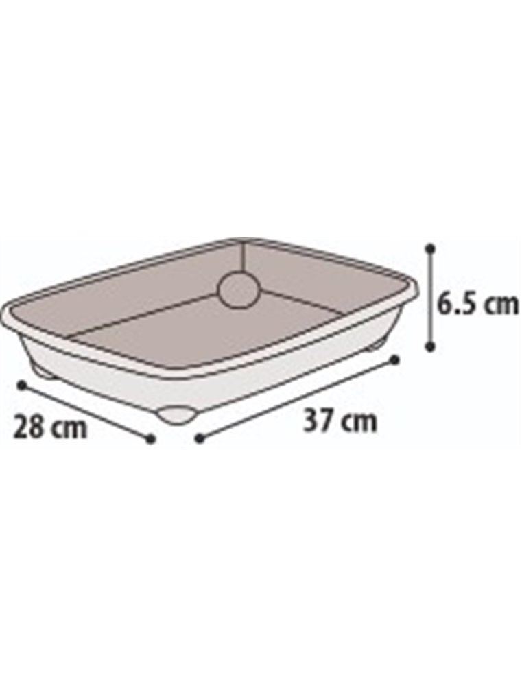 Kattenbak nesta hawai xs 28x37x6,5 cm