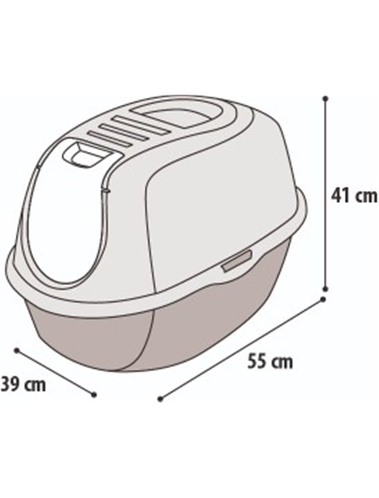 Kattentoilet plato classic l 39x55x41cm
