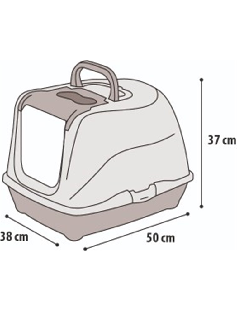 Kattentoilet loki hawai m 38x50x37 cm