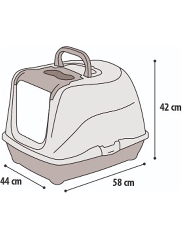 Kattentoilet loki classic l 44x58x42cm