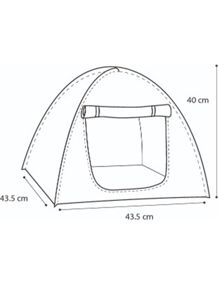 Kitten kamptent 43,5x43,5x40cm