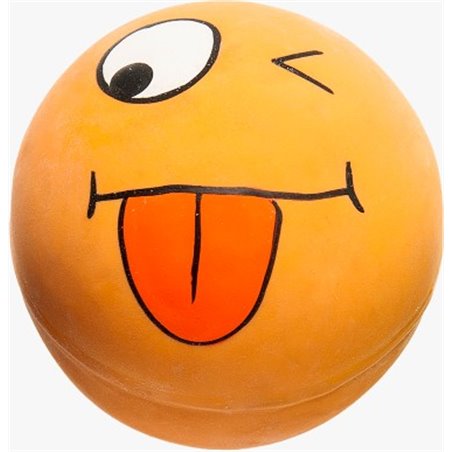 Latex snatchy bal geel 6cm 