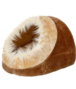 Knuffelgrot 40x40x28cm bruin-beig 