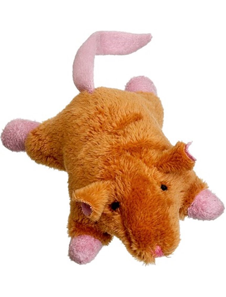 Pluche muis br/gr/wit