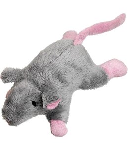 Pluche muis br/gr/wit