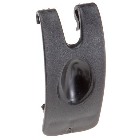 Plastic haak zwart, per stuk