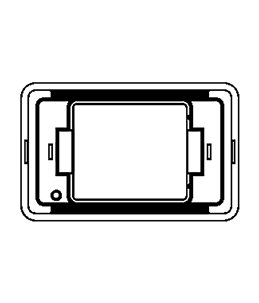 DEKSEL GEO SMALL BLAUW