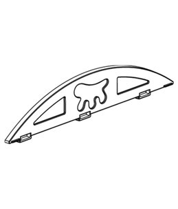 HALFROND ZIJST. CAS.100/120 GR