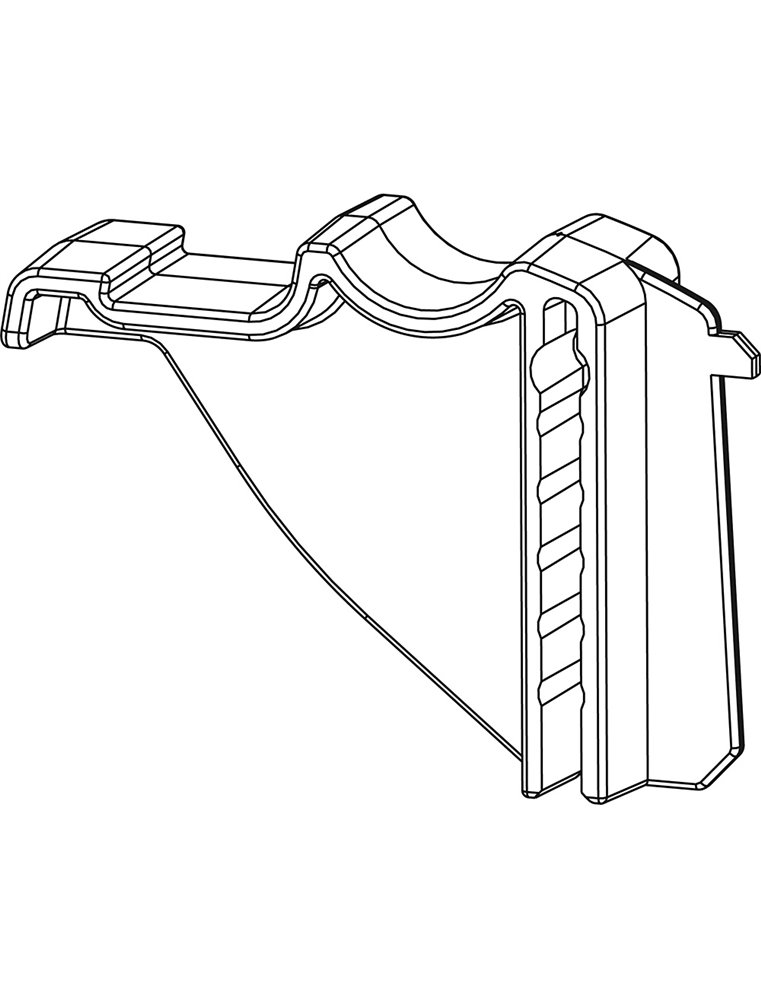 ONDERSTEUNING DAK CASITA ZWART