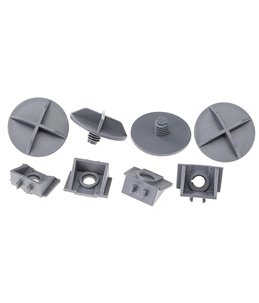 SET 4 GRIJZE SCHROEVEN L373