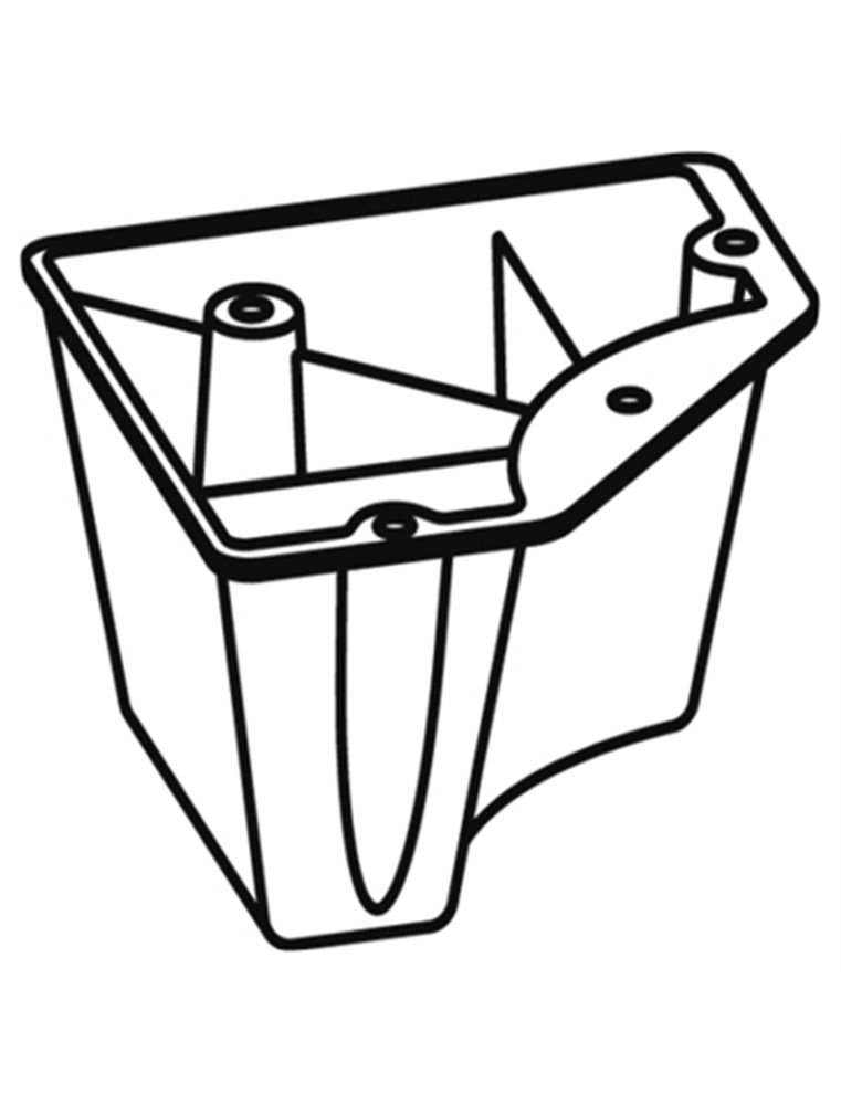 VOETJE LARGE GRIJS VOOR DOMUS