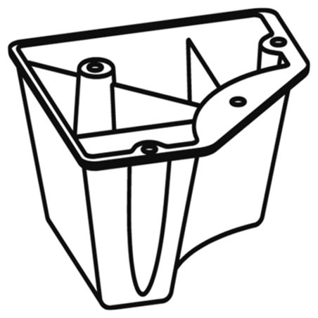 Voetje large grijs voor domus