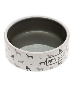 Ferplast honden voerbak of drinkbak juno small - 12,7x12,7x4,5cm - 0,3l