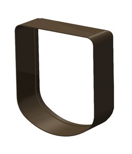 Ferplast kattenluik verlengstuk voor de swing 3 of 5 bruin - 16,3x5x18,4cm