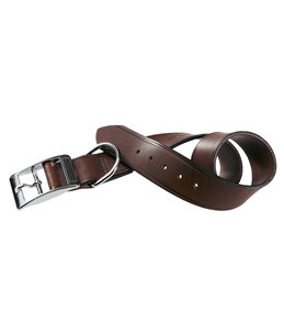 Ferplast halsband vip leer bruin a:61-69cm en b:40mm