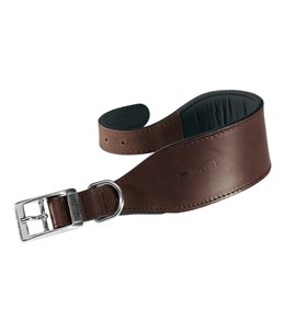 Ferplast halsband vip leer bruin a:40-46cm en b:25mm