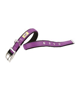 Ferplast halsband dual nylon paars a:35-43cm en b:20mm