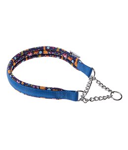 Ferplast halsband daytona nylon blauw a:60cm en b:25mm
