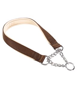 Ferplast halsband daytona nylon bruin a:45cm en b:15mm