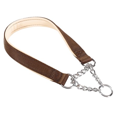 Ferplast halsband daytona nylon bruin a:50cm en b:20mm