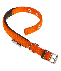 Ferplast halsband daytona nylon oranje a:35-43cm en b:20mm