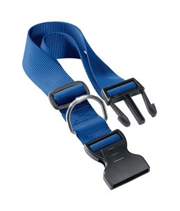 Ferplast halsband club nylon blauw a:45-70cm en b:25mm