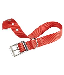 Ferplast halsband club nylon rood a:45-53cm en b:25mm