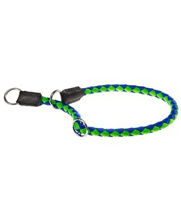 Ferplast halsband twist nylon blauw/groen a:60cm en b:12mm