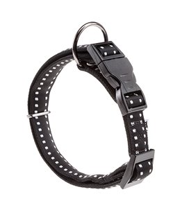 Ferplast halsband cricket nylon zwart a:35-50cm en b:20mm
