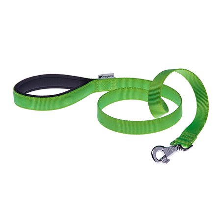 Ferplast hondenriem / leiband daytona nylon groen - 120cm x 25mm