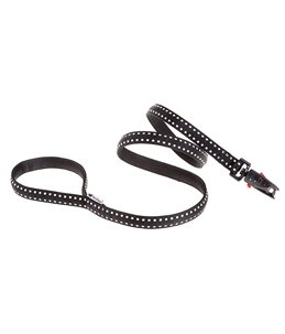 Ferplast hondenriem / leiband cricket nylon zwart - 120cm x 15mm