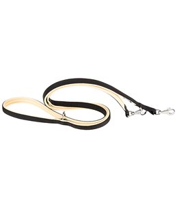 Ferplast hondenriem / leiband daytona nylon zwart 200cm x 15mm