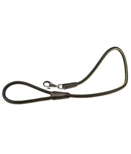 Ferplast hondenriem / leiband derby zwart - 110cm x 12mm