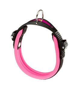 Ferplast halsband ergofluo nylon roze a:34-42cm en b:15mm