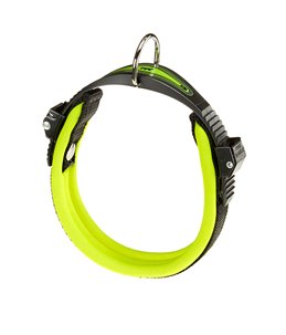 Ferplast halsband ergofluo nylon geel a:34-42cm en b:15mm