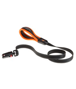 Ferplast hondenriem / leiband ergofluo nylon oranje met matic sluiting - 120cm x 20mm