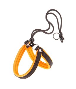 Ferplast hondentuig agila fluo 1 nylon oranje - a:26-38cm en b:26-38cm - 15mm