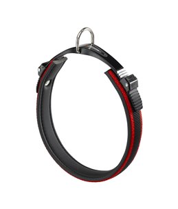 Ferplast halsband ergocomfort nylon rood - a:34-42cm en b:15mm