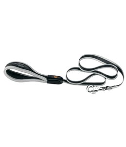 Ferplast hondenriem / leiband ergocomfort nylon grijs - 120cm x 25mm