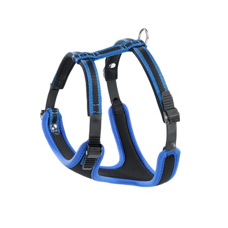 Ferplast hondentuig ergocomfort s nylon blauw - a:32-42cm en b:46-56cm